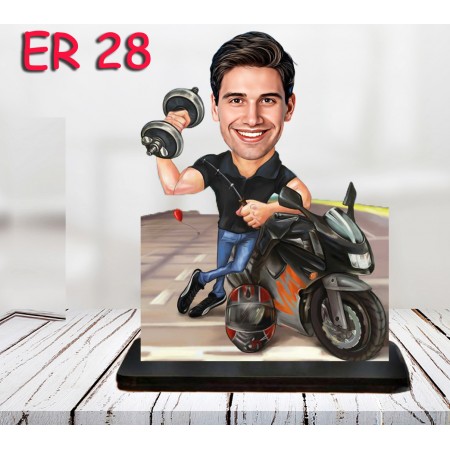 kisiye ozel motorcu ve fitnessci erkek