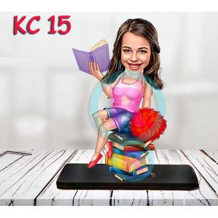 KIZ ÇOCUK KARAKTERİ KİTAP KURDU