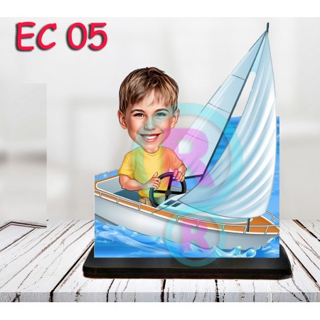 ERKEK ÇOCUK KARAKTERİ YELKENLİ