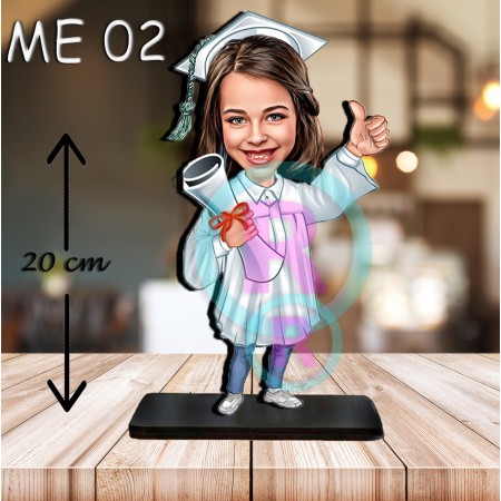 MEZUNİYET KADIN BEYAZ