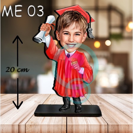 MEZUNİYET ERKEK KIRMIZI