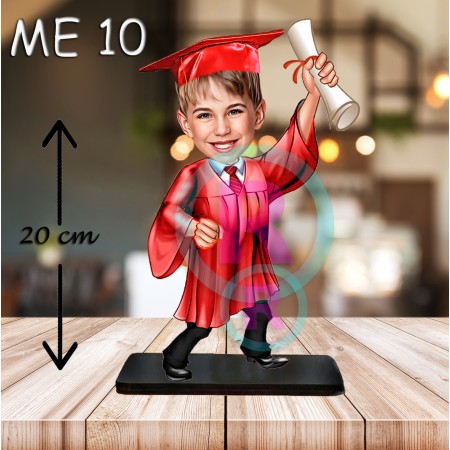 MEZUNİYET ERKEK KIRMIZI DİPLOMALI