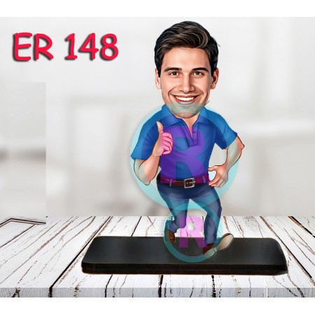 KİŞİYE ÖZEL MAVİ TİŞÖRT ERKEK