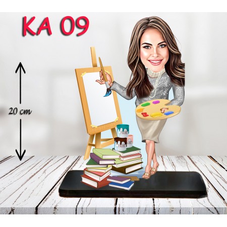 kişiye ozel ressam kadın