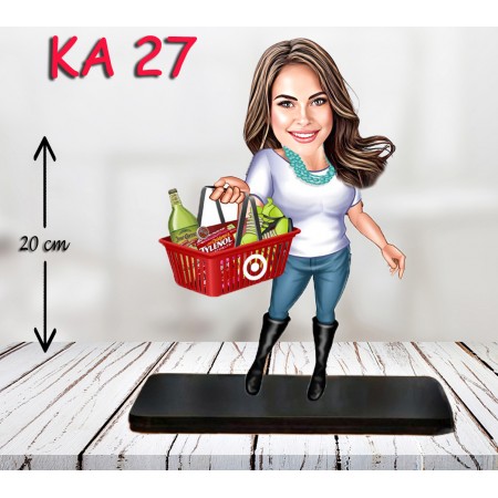 kişiye ozel alışveriş yapan kadın