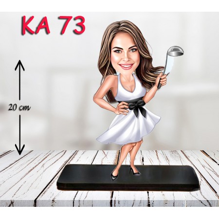 kişiye ozel kepçeli kadın