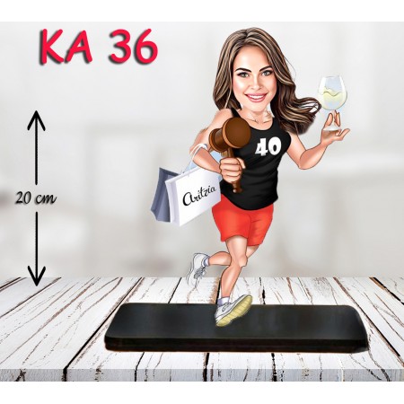 kişiye ozel koşan kadın