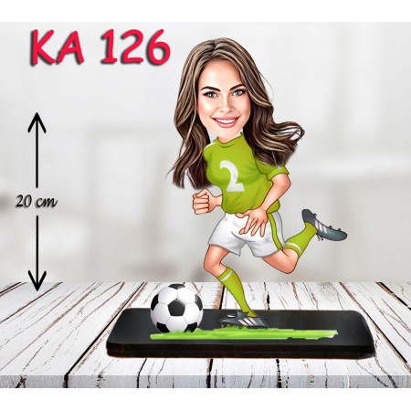 kişiye ozel futbolcu kadın