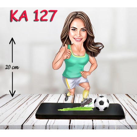 kişiye ozel futbolcu kadın