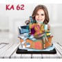 KADIN KARAKTERİ TOPLU MASA BAŞI