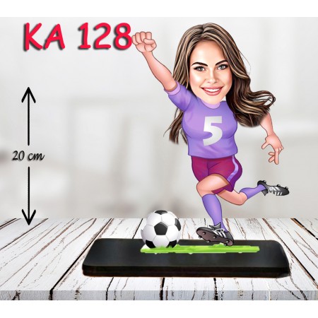kişiye ozel futbolcu kadın