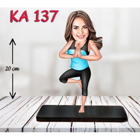 kişiye ozel yoga yapan kadın