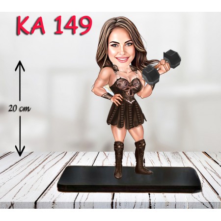 kişiye ozel fitness yapan kadın