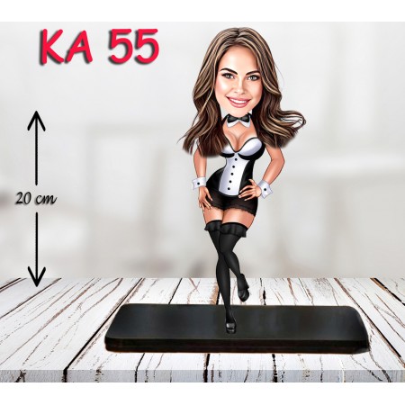 kişiye ozel papyonlu kadın