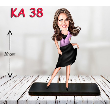 kişiye ozel etekli kadın