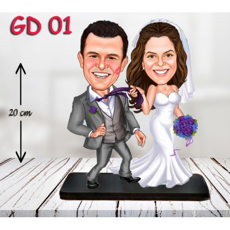 kişiye ozel gelin damat