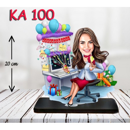 kişiye ozel yılbası kutlayan kadın