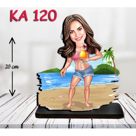 kişiye ozel plajda duran kadın