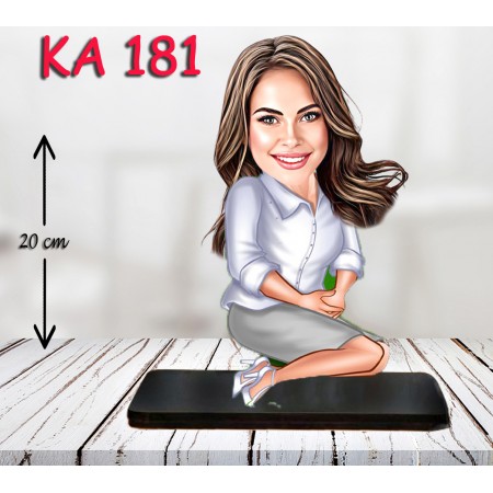 kişiye ozel beyaz gömlekli kadın