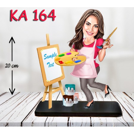 kişiye ozel ressam kadın