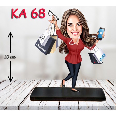 kişiye ozel alisveris yapan kadin