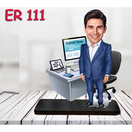 kişiye ozel masa basi takim elbiseli erkek