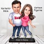 kişiye ozel asker hemsire çift