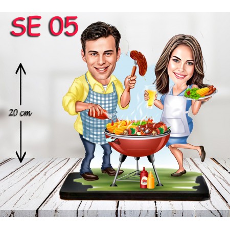 kişiye ozel mangalcı çift