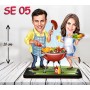 kişiye ozel mangalcı çift