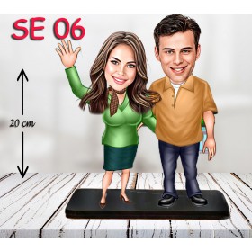 kişiye ozel el sallayan çift