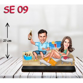 kişiye ozel guneslenen çift