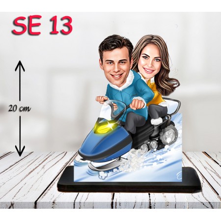 kişiye ozel kis tatilci çift