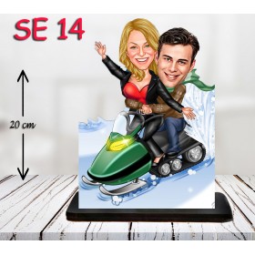 kişiye ozel kis tatilci çift
