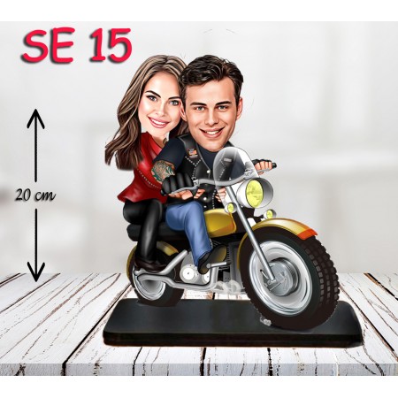 kişiye ozel motorcu çift