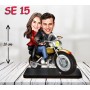kişiye ozel motorcu çift