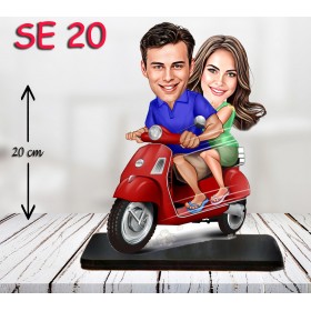kişiye ozel motor suren çift