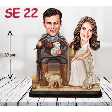 kişiye ozel game of thrones çift