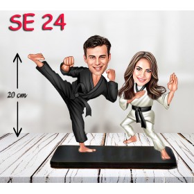 kişiye ozel taekwandocu çift
