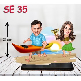 kişiye ozel tatilci çift