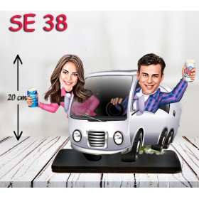 kişiye ozel minibuste çift