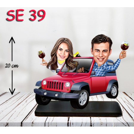 kişiye ozel jeepte çift
