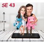 kişiye ozel pelus oyuncaklı çift