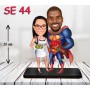 kişiye ozel superman ve asci çift