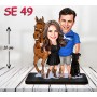 kişiye ozel atlı çift