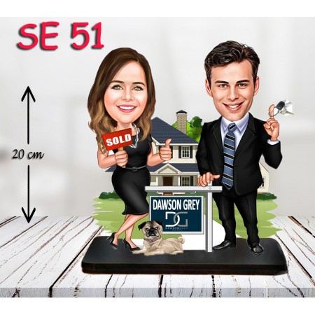 kişiye ozel emlakcı çift