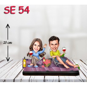 kişiye ozel piknik yapan çift