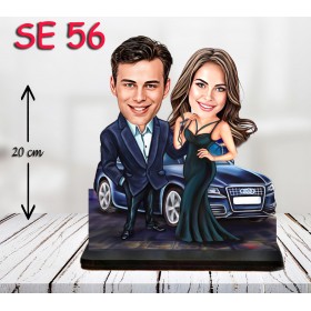 kişiye ozel arabalı çift