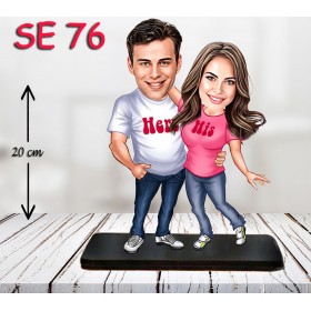 kişiye ozel takım tshirt çift