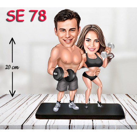kişiye ozel fitnessci çift