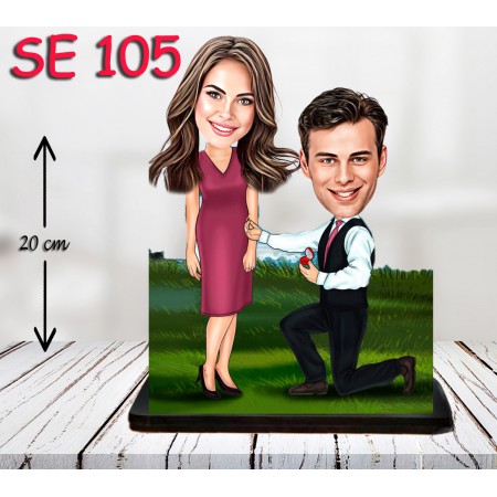 kişiye ozel evlenme teklifi eden çift